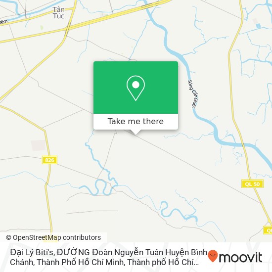 Bản đồ Đại Lý Biti's, ĐƯỜNG Đoàn Nguyễn Tuân Huyện Bình Chánh, Thành Phố Hồ Chí Minh