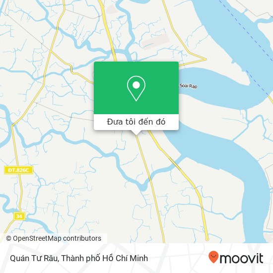Bản đồ Quán Tư Râu, ĐƯỜNG Nguyễn Văn Tạo Huyện Nhà Bè, Thành Phố Hồ Chí Minh