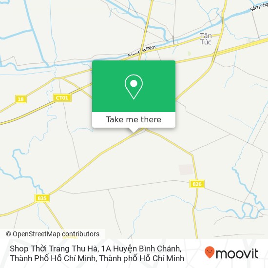 Bản đồ Shop Thời Trang Thu Hà, 1A Huyện Bình Chánh, Thành Phố Hồ Chí Minh