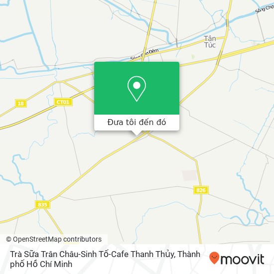 Bản đồ Trà Sữa Trân Châu-Sinh Tố-Cafe Thanh Thủy, ĐƯỜNG Vào Trường Cấp I-II Bình Chánh Huyện Bình Chánh, Thành Phố Hồ Chí Minh