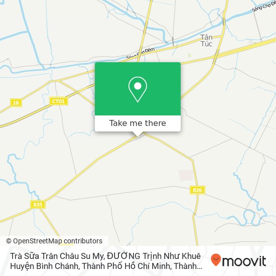 Bản đồ Trà Sữa Trân Châu Su My, ĐƯỜNG Trịnh Như Khuê Huyện Bình Chánh, Thành Phố Hồ Chí Minh
