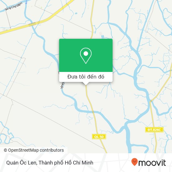 Bản đồ Quán Ốc Len, 50 Huyện Bình Chánh, Thành Phố Hồ Chí Minh