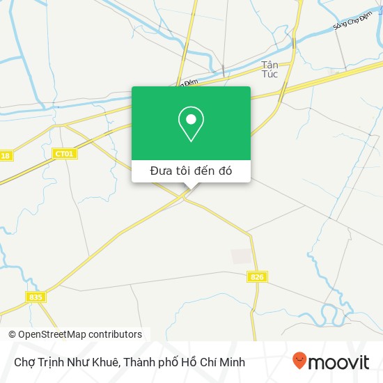 Bản đồ Chợ Trịnh Như Khuê