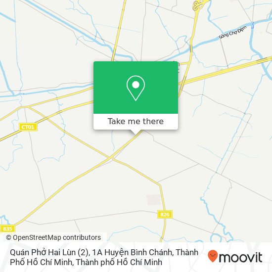Bản đồ Quán Phở Hai Lùn (2), 1A Huyện Bình Chánh, Thành Phố Hồ Chí Minh