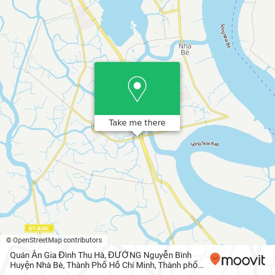 Bản đồ Quán Ăn Gia Đình Thu Hà, ĐƯỜNG Nguyễn Bình Huyện Nhà Bè, Thành Phố Hồ Chí Minh