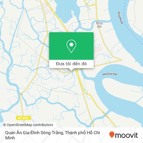 Bản đồ Quán Ăn Gia Đình Sông Trăng, ĐƯỜNG Nguyễn Bình Huyện Nhà Bè, Thành Phố Hồ Chí Minh