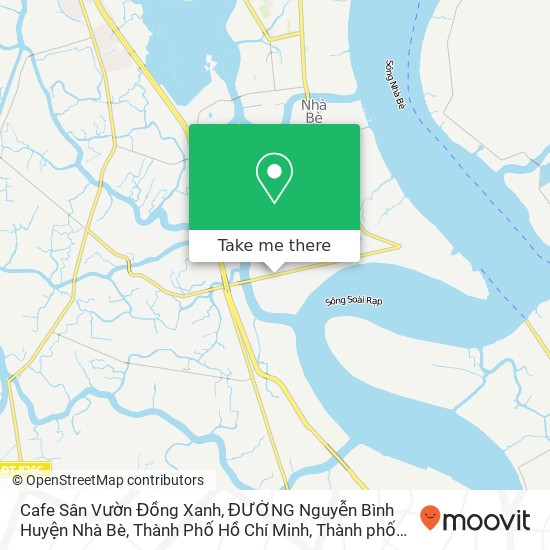 Bản đồ Cafe Sân Vườn Đồng Xanh, ĐƯỜNG Nguyễn Bình Huyện Nhà Bè, Thành Phố Hồ Chí Minh