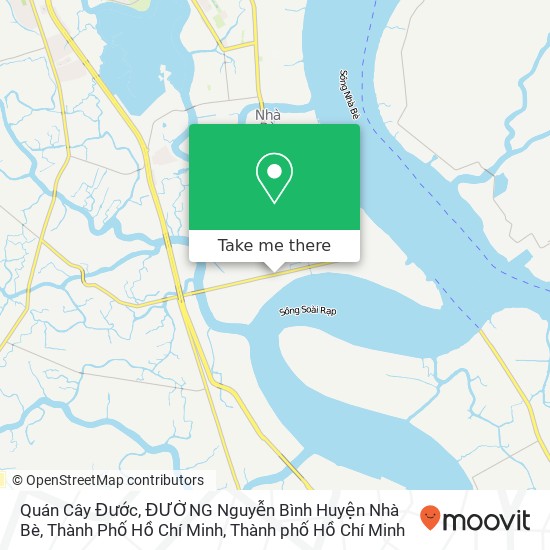 Bản đồ Quán Cây Đước, ĐƯỜNG Nguyễn Bình Huyện Nhà Bè, Thành Phố Hồ Chí Minh