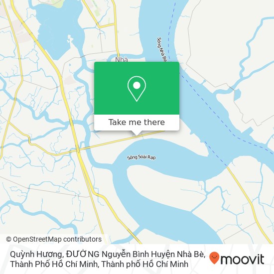 Bản đồ Quỳnh Hương, ĐƯỜNG Nguyễn Bình Huyện Nhà Bè, Thành Phố Hồ Chí Minh