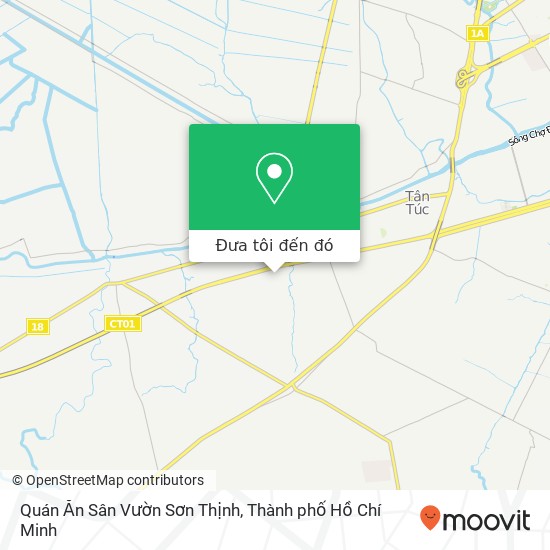 Bản đồ Quán Ăn Sân Vườn Sơn Thịnh, Huyện Bình Chánh, Thành Phố Hồ Chí Minh
