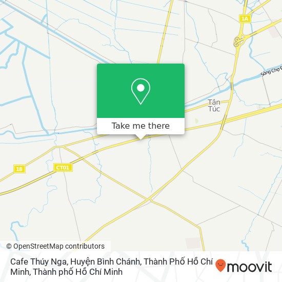 Bản đồ Cafe Thúy Nga, Huyện Bình Chánh, Thành Phố Hồ Chí Minh