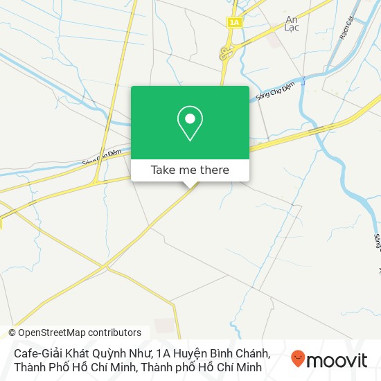 Bản đồ Cafe-Giải Khát Quỳnh Như, 1A Huyện Bình Chánh, Thành Phố Hồ Chí Minh