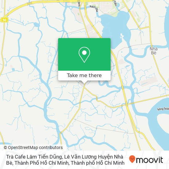 Bản đồ Trà Cafe Lâm Tiến Dũng, Lê Văn Lương Huyện Nhà Bè, Thành Phố Hồ Chí Minh