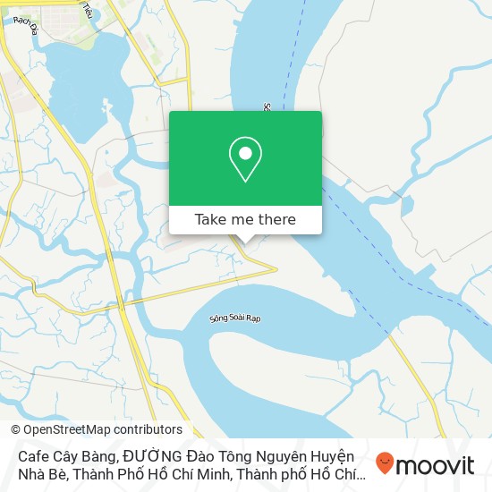 Bản đồ Cafe Cây Bàng, ĐƯỜNG Đào Tông Nguyên Huyện Nhà Bè, Thành Phố Hồ Chí Minh