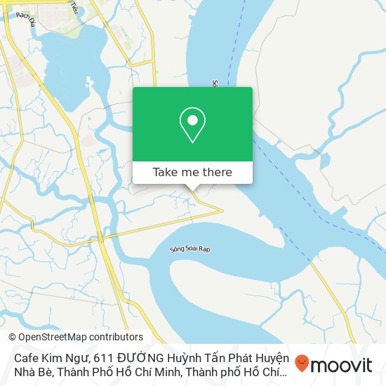 Bản đồ Cafe Kim Ngư, 611 ĐƯỜNG Huỳnh Tấn Phát Huyện Nhà Bè, Thành Phố Hồ Chí Minh