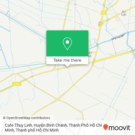 Bản đồ Cafe Thùy Linh, Huyện Bình Chánh, Thành Phố Hồ Chí Minh