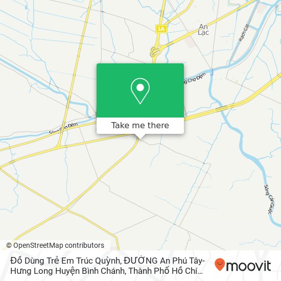 Bản đồ Đồ Dùng Trẻ Em Trúc Quỳnh, ĐƯỜNG An Phú Tây-Hưng Long Huyện Bình Chánh, Thành Phố Hồ Chí Minh