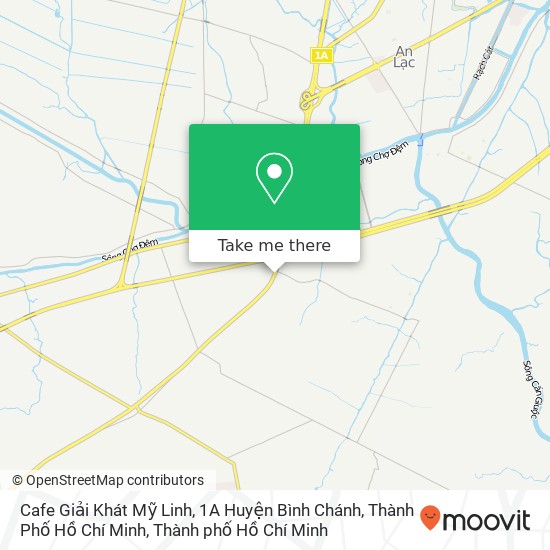 Bản đồ Cafe Giải Khát Mỹ Linh, 1A Huyện Bình Chánh, Thành Phố Hồ Chí Minh