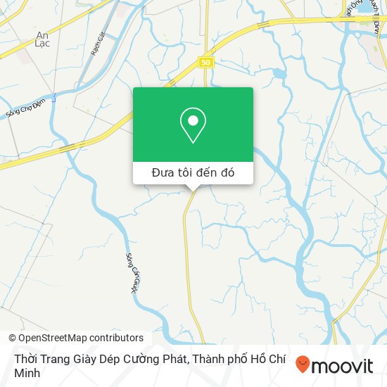 Bản đồ Thời Trang Giày Dép Cường Phát, 50 Huyện Bình Chánh, Thành Phố Hồ Chí Minh