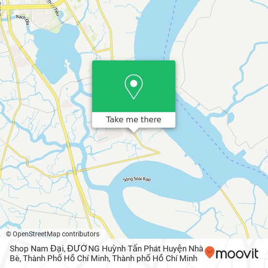 Bản đồ Shop Nam Đại, ĐƯỜNG Huỳnh Tấn Phát Huyện Nhà Bè, Thành Phố Hồ Chí Minh