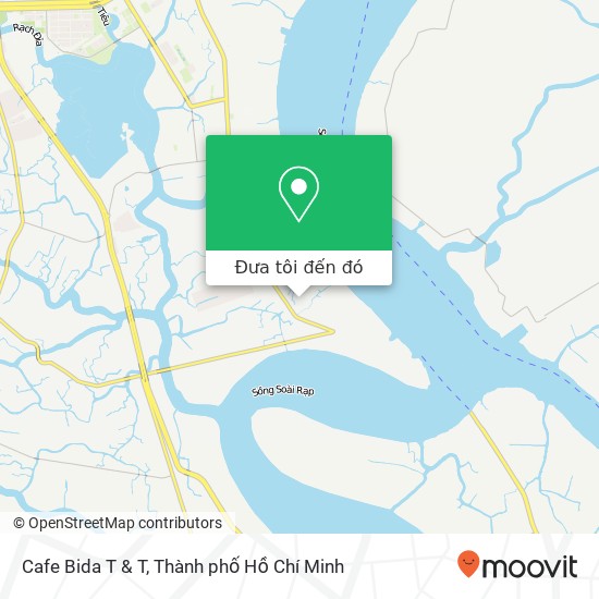 Bản đồ Cafe Bida T & T, ĐƯỜNG Đào Tông Nguyên Huyện Nhà Bè, Thành Phố Hồ Chí Minh