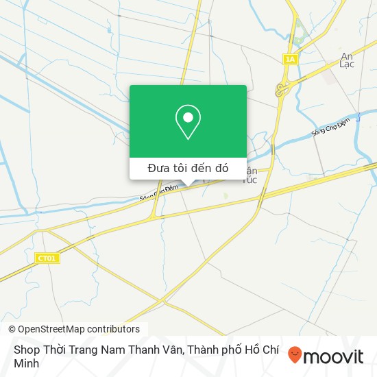 Bản đồ Shop Thời Trang Nam Thanh Vân, ĐƯỜNG Nguyễn Hữu Trí Huyện Bình Chánh, Thành Phố Hồ Chí Minh
