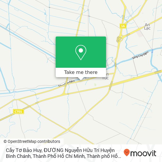 Bản đồ Cầy Tơ Bảo Huy, ĐƯỜNG Nguyễn Hữu Trí Huyện Bình Chánh, Thành Phố Hồ Chí Minh