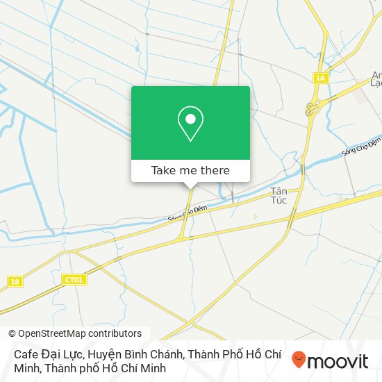 Bản đồ Cafe Đại Lực, Huyện Bình Chánh, Thành Phố Hồ Chí Minh