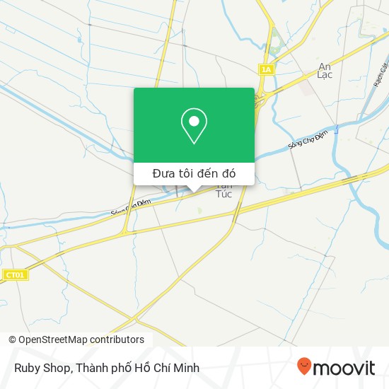 Bản đồ Ruby Shop, ĐƯỜNG Nguyễn Hữu Trí Huyện Bình Chánh, Thành Phố Hồ Chí Minh