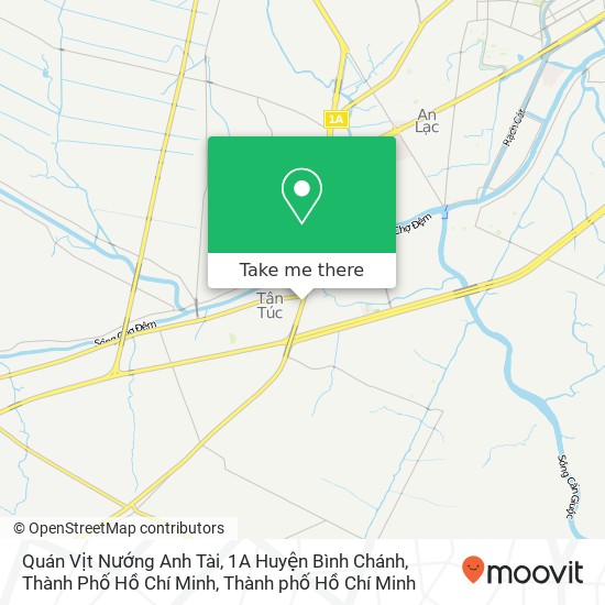 Bản đồ Quán Vịt Nướng Anh Tài, 1A Huyện Bình Chánh, Thành Phố Hồ Chí Minh