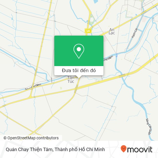 Bản đồ Quán Chay Thiện Tâm, 1A Huyện Bình Chánh, Thành Phố Hồ Chí Minh