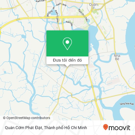 Bản đồ Quán Cơm Phát Đạt, Lê Văn Lương Huyện Nhà Bè, Thành Phố Hồ Chí Minh