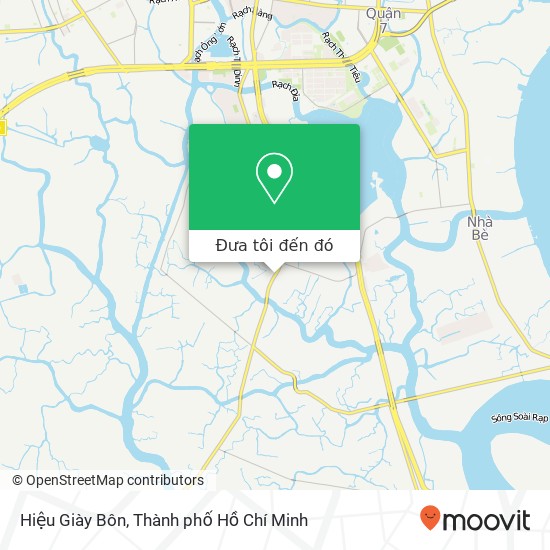 Bản đồ Hiệu Giày Bôn, Lê Văn Lương Huyện Nhà Bè, Thành Phố Hồ Chí Minh