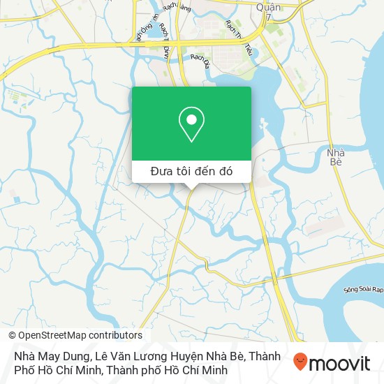 Bản đồ Nhà May Dung, Lê Văn Lương Huyện Nhà Bè, Thành Phố Hồ Chí Minh