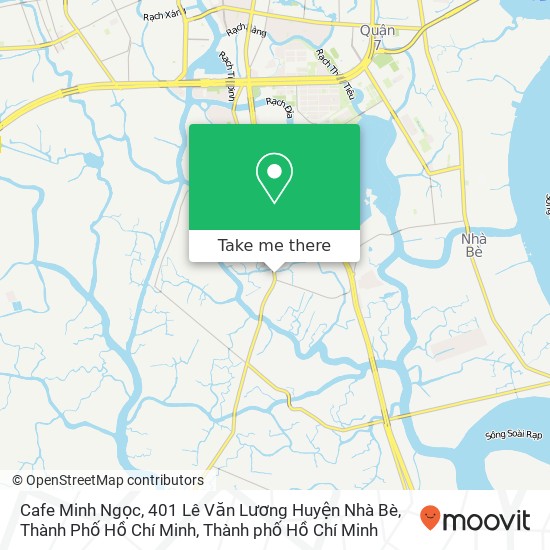 Bản đồ Cafe Minh Ngọc, 401 Lê Văn Lương Huyện Nhà Bè, Thành Phố Hồ Chí Minh