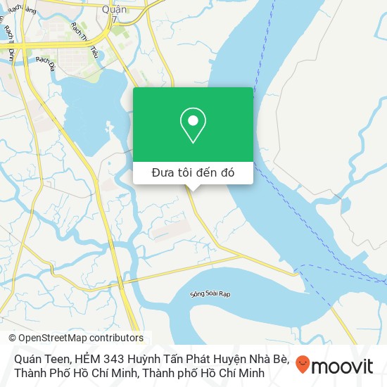 Bản đồ Quán Teen, HẺM 343 Huỳnh Tấn Phát Huyện Nhà Bè, Thành Phố Hồ Chí Minh