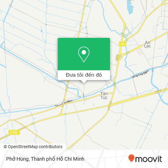 Bản đồ Phở Hùng, ĐƯỜNG Nguyễn Cửu Phú Huyện Bình Chánh, Thành Phố Hồ Chí Minh