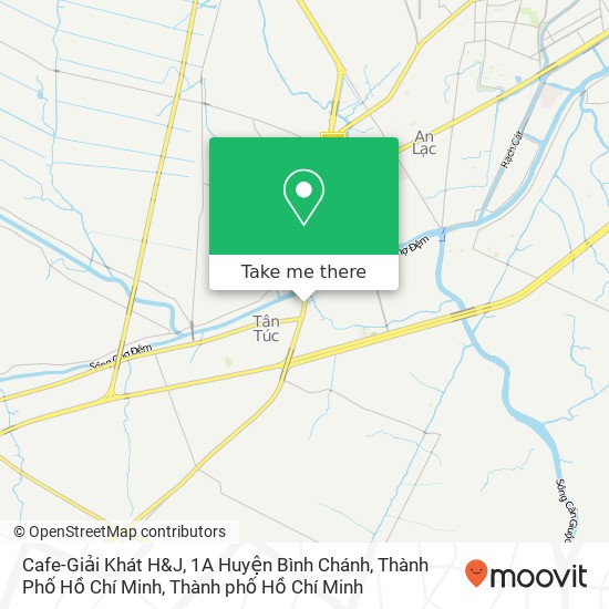 Bản đồ Cafe-Giải Khát H&J, 1A Huyện Bình Chánh, Thành Phố Hồ Chí Minh