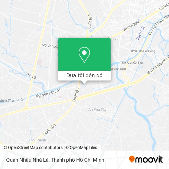 Bản đồ Quán Nhậu Nhà Lá