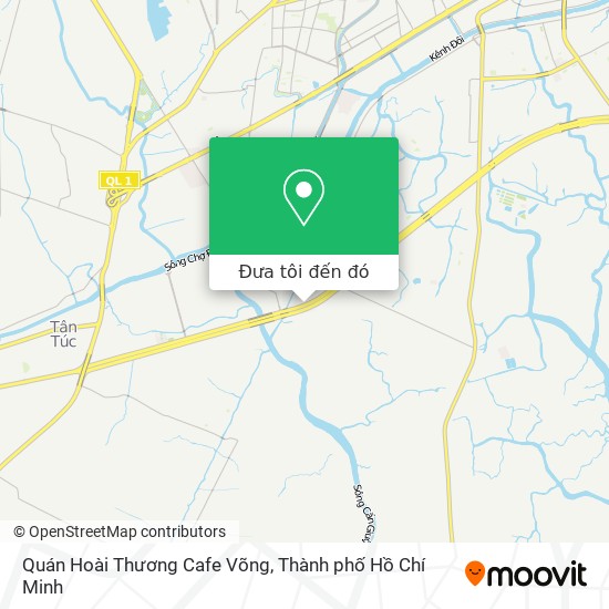 Bản đồ Quán Hoài Thương Cafe Võng