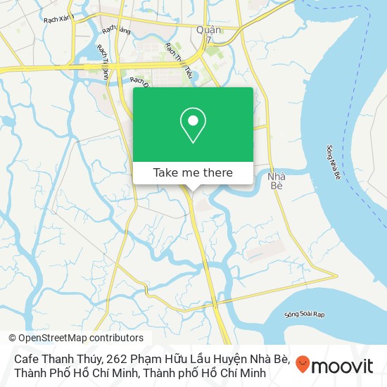 Bản đồ Cafe Thanh Thúy, 262 Phạm Hữu Lầu Huyện Nhà Bè, Thành Phố Hồ Chí Minh