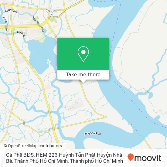 Bản đồ Cà Phê BĐS, HẺM 223 Huỳnh Tấn Phát Huyện Nhà Bè, Thành Phố Hồ Chí Minh