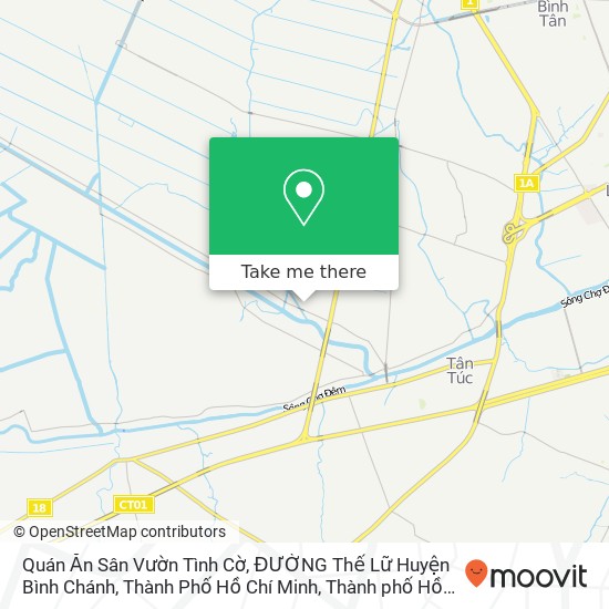 Bản đồ Quán Ăn Sân Vườn Tình Cờ, ĐƯỜNG Thế Lữ Huyện Bình Chánh, Thành Phố Hồ Chí Minh