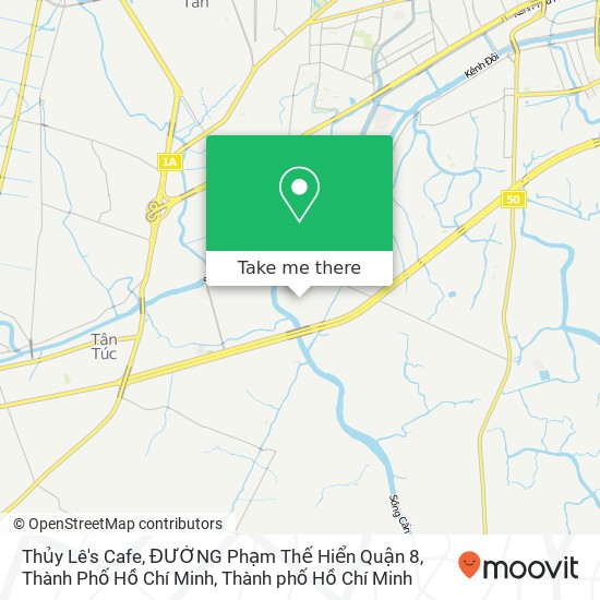 Bản đồ Thủy Lê's Cafe, ĐƯỜNG Phạm Thế Hiển Quận 8, Thành Phố Hồ Chí Minh