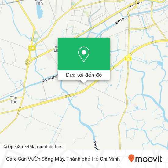 Bản đồ Cafe Sân Vườn Sông Mây, ĐƯỜNG Trịnh Quang Nghị Huyện Bình Chánh, Thành Phố Hồ Chí Minh