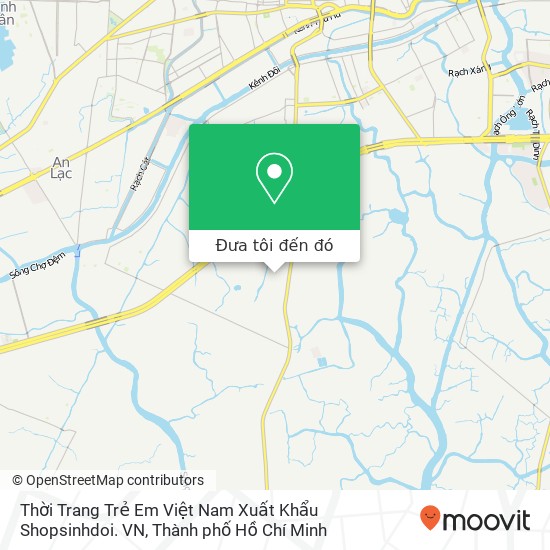 Bản đồ Thời Trang Trẻ Em Việt Nam Xuất Khẩu Shopsinhdoi. VN, ĐƯỜNG Số 12 Huyện Bình Chánh, Thành Phố Hồ Chí Minh