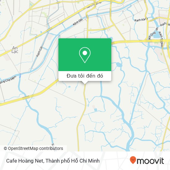 Bản đồ Cafe Hoàng Net, 50 Huyện Bình Chánh, Thành Phố Hồ Chí Minh