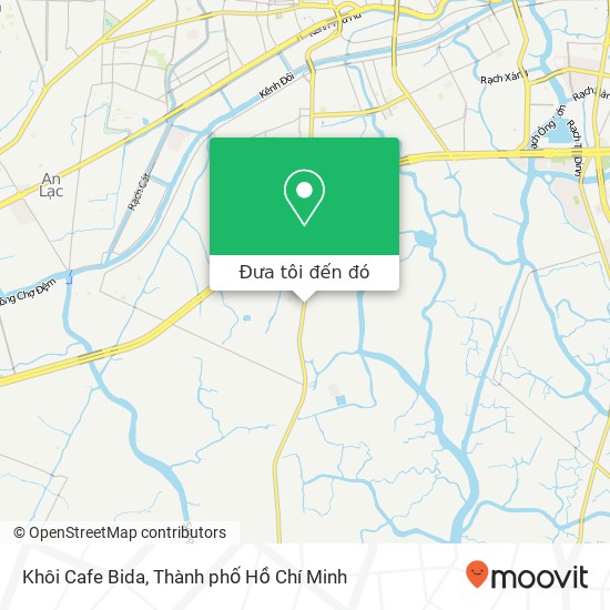 Bản đồ Khôi Cafe Bida, 50 Huyện Bình Chánh, Thành Phố Hồ Chí Minh