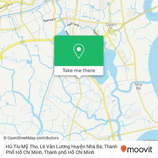 Bản đồ Hủ Tíu Mỹ Tho, Lê Văn Lương Huyện Nhà Bè, Thành Phố Hồ Chí Minh