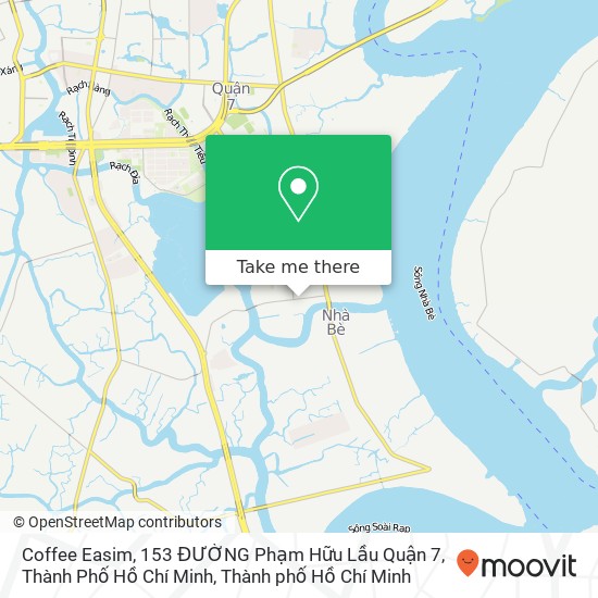 Bản đồ Coffee Easim, 153 ĐƯỜNG Phạm Hữu Lầu Quận 7, Thành Phố Hồ Chí Minh